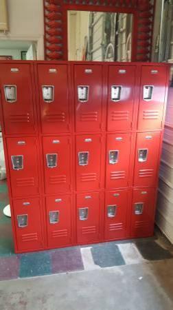 15 Lockers Office, Gym, School type lockers 6 ft x 5 ft x 1 Excellent