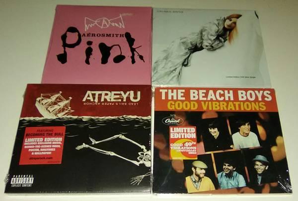 CDs all NEW, sealed-full length, singles,l.e.,promos, imports