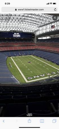 Texans Game Today-Less than Face Value-Buy Now!!