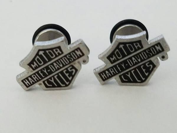 Brand-New Harley Davidson Earrings Made out of Surgical-stainless-stee