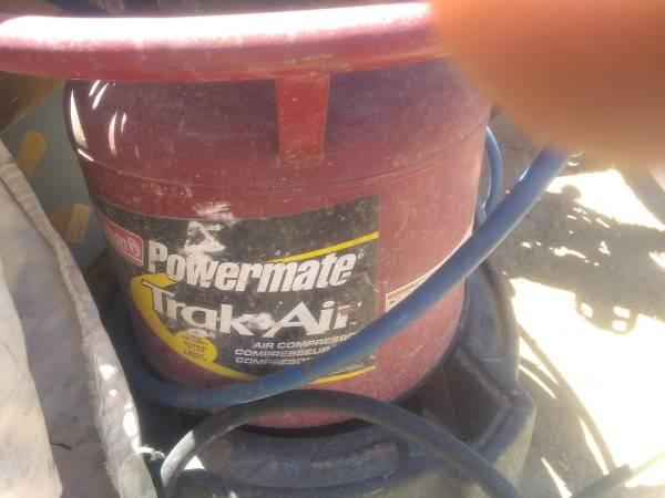 powermate trak air compressor w hose