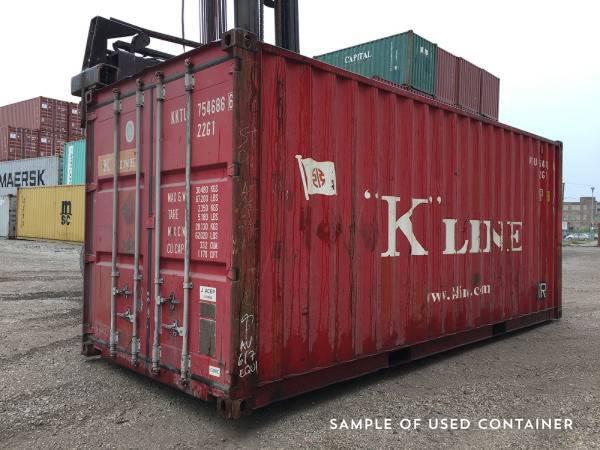 20' Used High Cube Shipping Container Shipping Containers for Sale