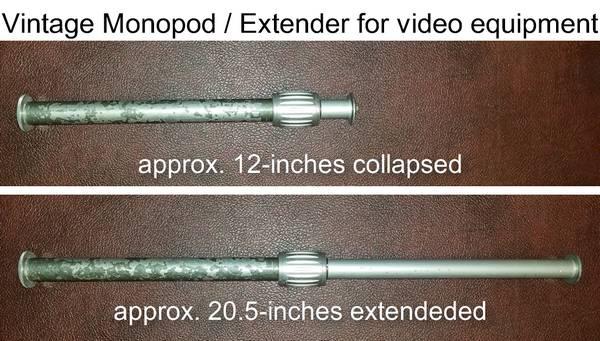 Vintage monopod / extender for video equipment.