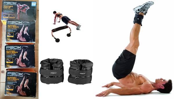 NEW P90X Resistance Push-Up P90X Adjustable Ankle Weights Original