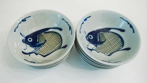 Chinese porcelain Koi Bowls