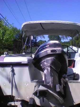 1989 Dixie 18ft bowrider w/trailer and 100GT Johnson