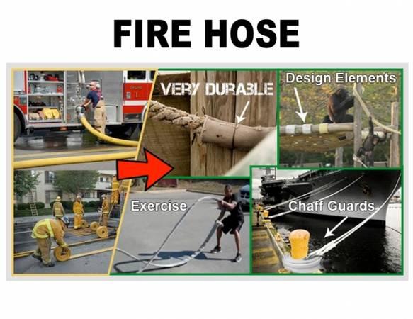 Reclaimed Fire Hose - Free Shipping .....SAVE 50-75%