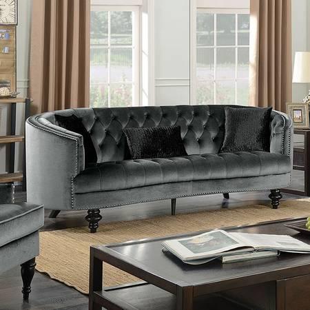 Stunning Upholstered Sofa-Text To Apply Financing