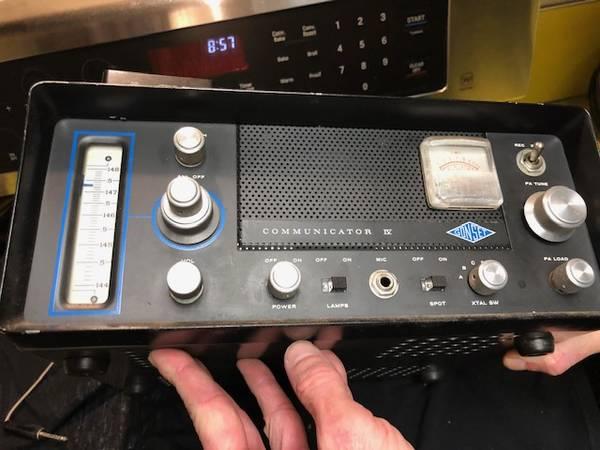 Vintage Gonset Communicator IV Ham Radio Transceiver Radio Equipment