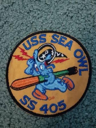 Authentic REAL WW2 USS Sea Owl SS 405 Patch