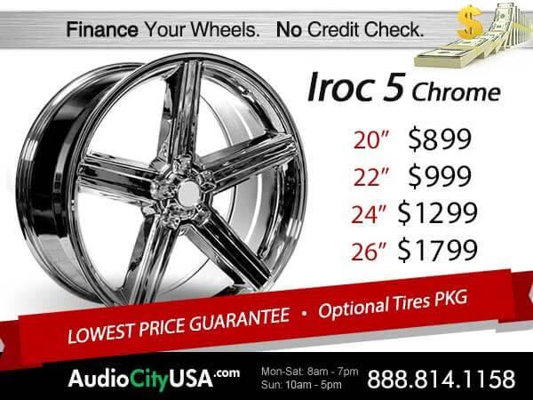 â 20 22 24 26 Iroc Chrome BM wheels rims Lowest Price Guarantee