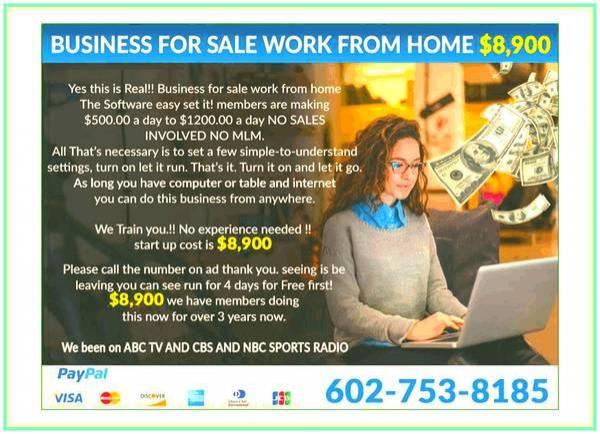 Work from home, office, or anyplace with a PC.