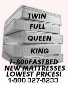 MATTRESSES  twin full queen king  - same day free delivery