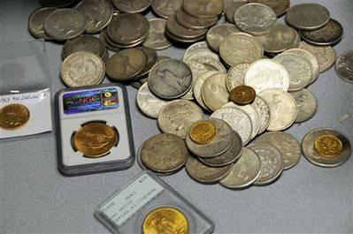 Discrete real buyer Coins and Gold Jewelry .Morgan and peace Dollars