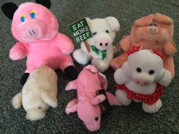 Pigs * Stuffed Animal * Baby * Ceramic * Toy