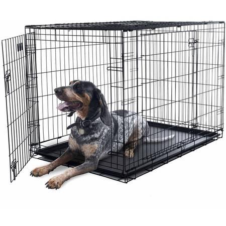 â¥ââ¥ Petmaker X-Large 2 Door Foldable Dog Crate Cage, 42