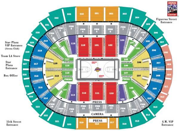 Lakers Tickets - Sections 315 and 316 by Season Ticketholder