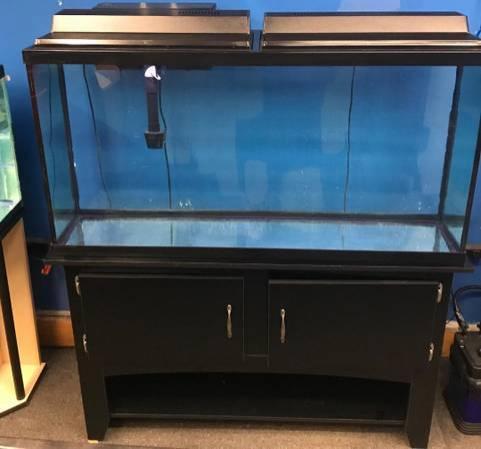 60 gallon aquarium fish tank complete set up $300