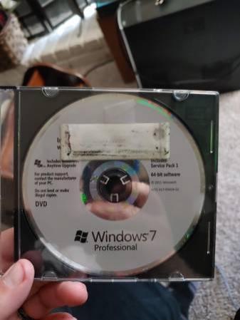 Windows 7 Professoinal OS Disk