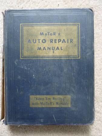 Various auto shop repair manuals