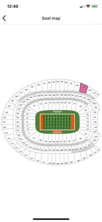 6 Tickets Denver Broncos vs Detroit Lions 12/22 section 539 row 1