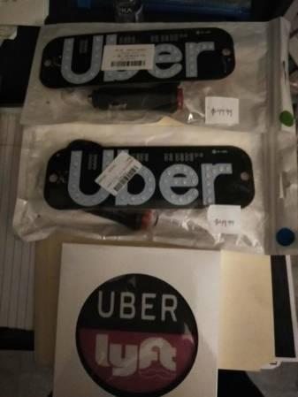 Uber,lyft,grub hub,post mates,etc Neon car lights