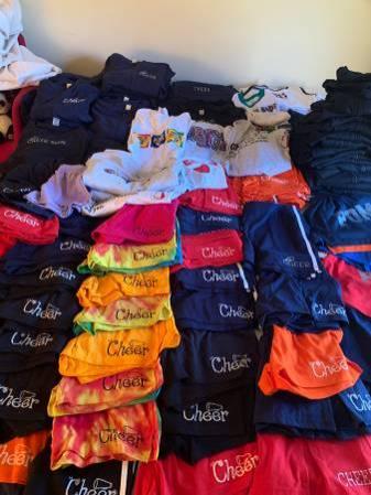 Large Lot of NEW Cheerleading Apparel