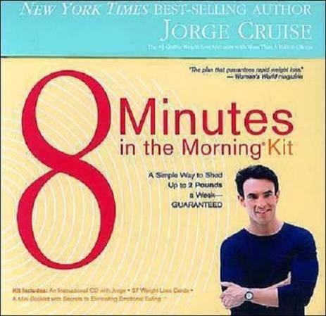 8 Minutes in the Morning WEIGHT LOSS Jorge Cruise  CD Cards Booklet