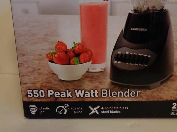 Brand New Black & Decker 550 Peak Watt 10 Speed 6 Cup Blender