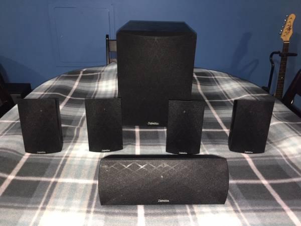 Definitive Technology Speakers, Subwoofers, Stands -- Lots of Items