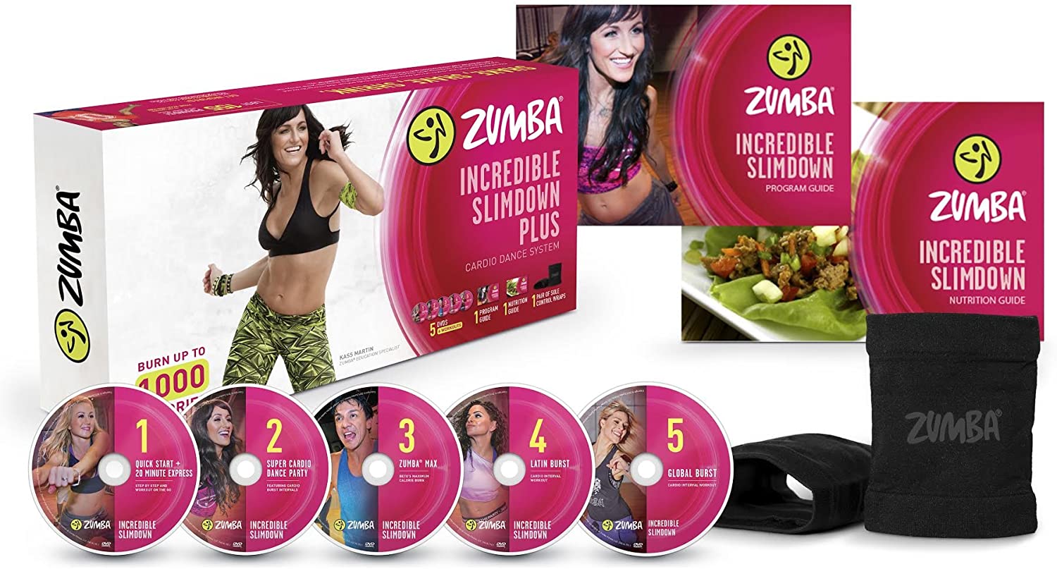 Zumba Incredible Slimdown Weight Loss Dance Workout DVD System